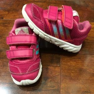 Pink Addidas Girls sneakers